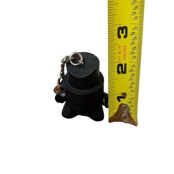 Black Fatcap Keychain Key Chain Kidrobot For Tote Bag TADO FATCAPS Replacement - Picture 7 of 7